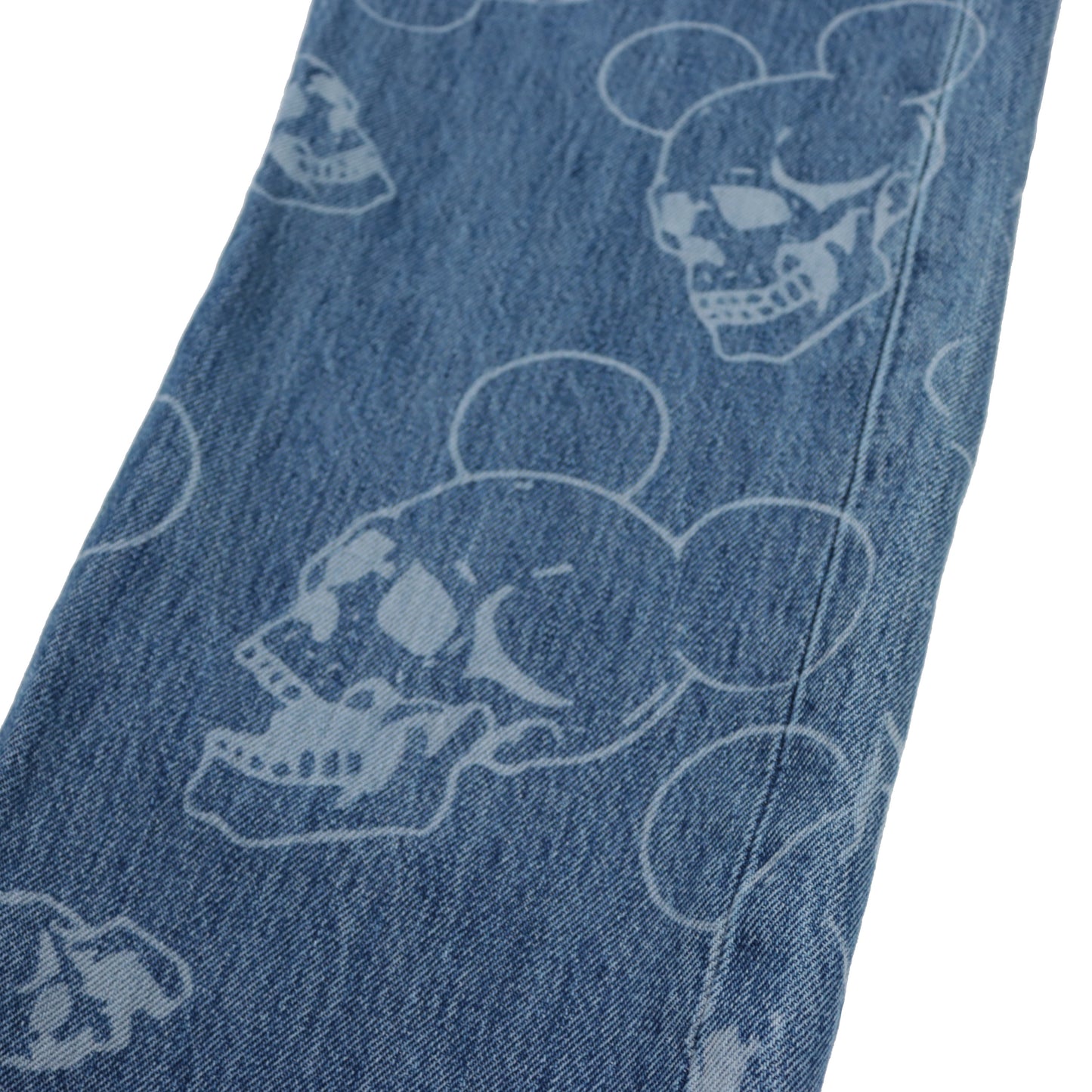 Mickey Laser Printed Denim