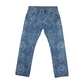 Rosas Laser Printed Denim