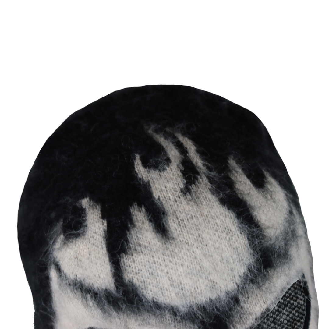 Mohair Luchador Mask - Black