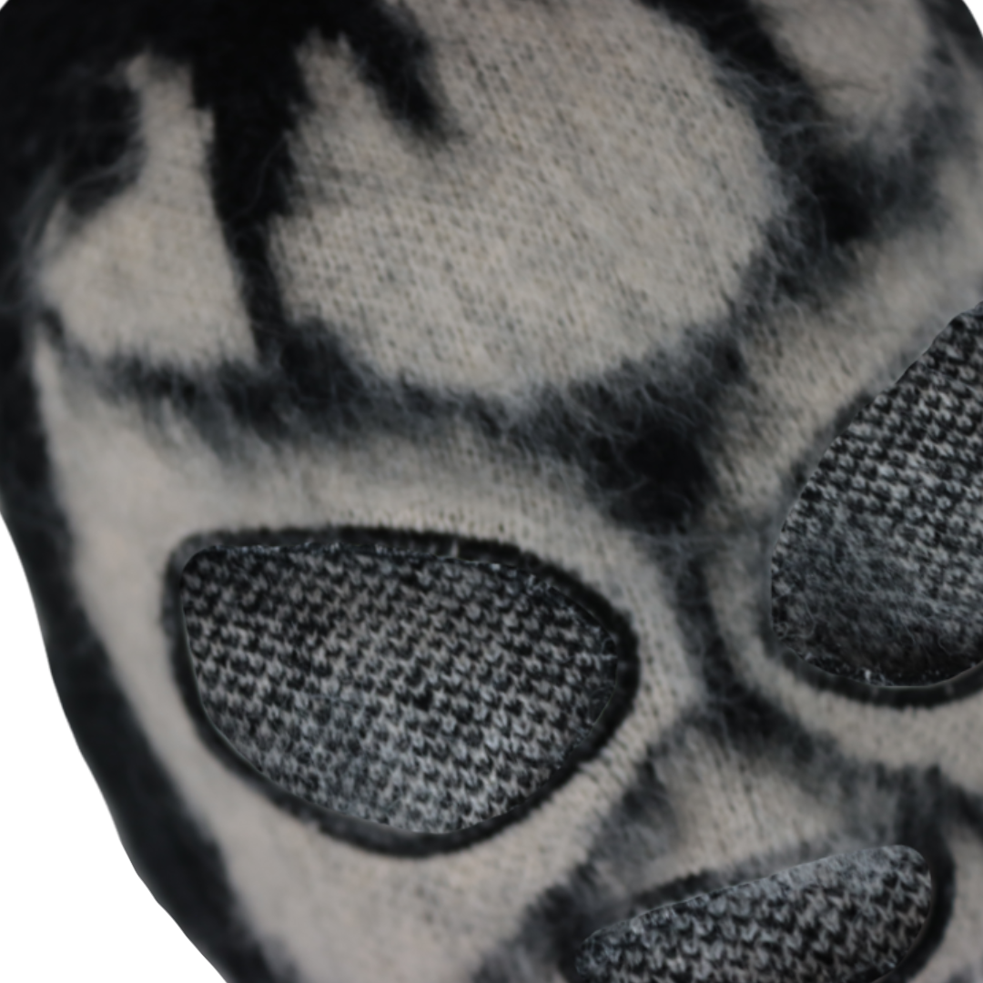 Mohair Luchador Mask - Black