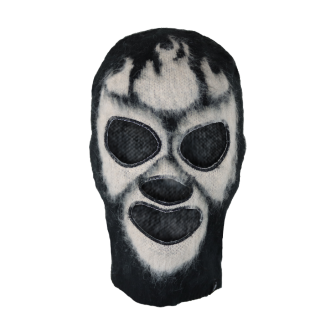 Mohair Luchador Mask - Black