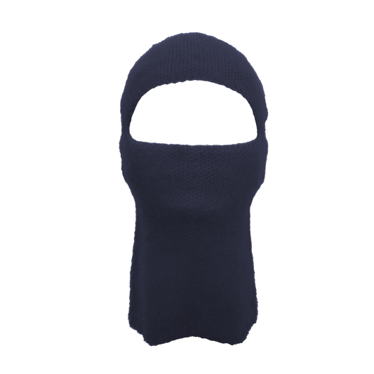 MOHAIR KNIT BALAKLAVA - NAVY