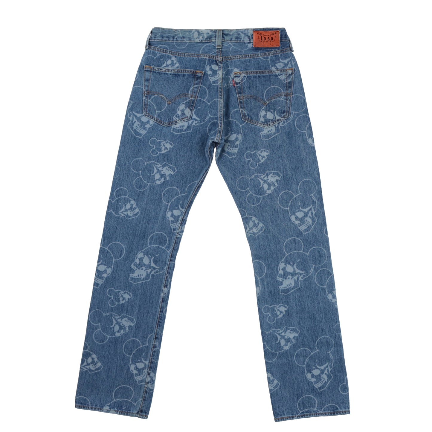 Mickey Laser Printed Denim