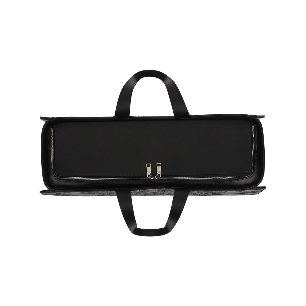 Leather Hat Bag - Black