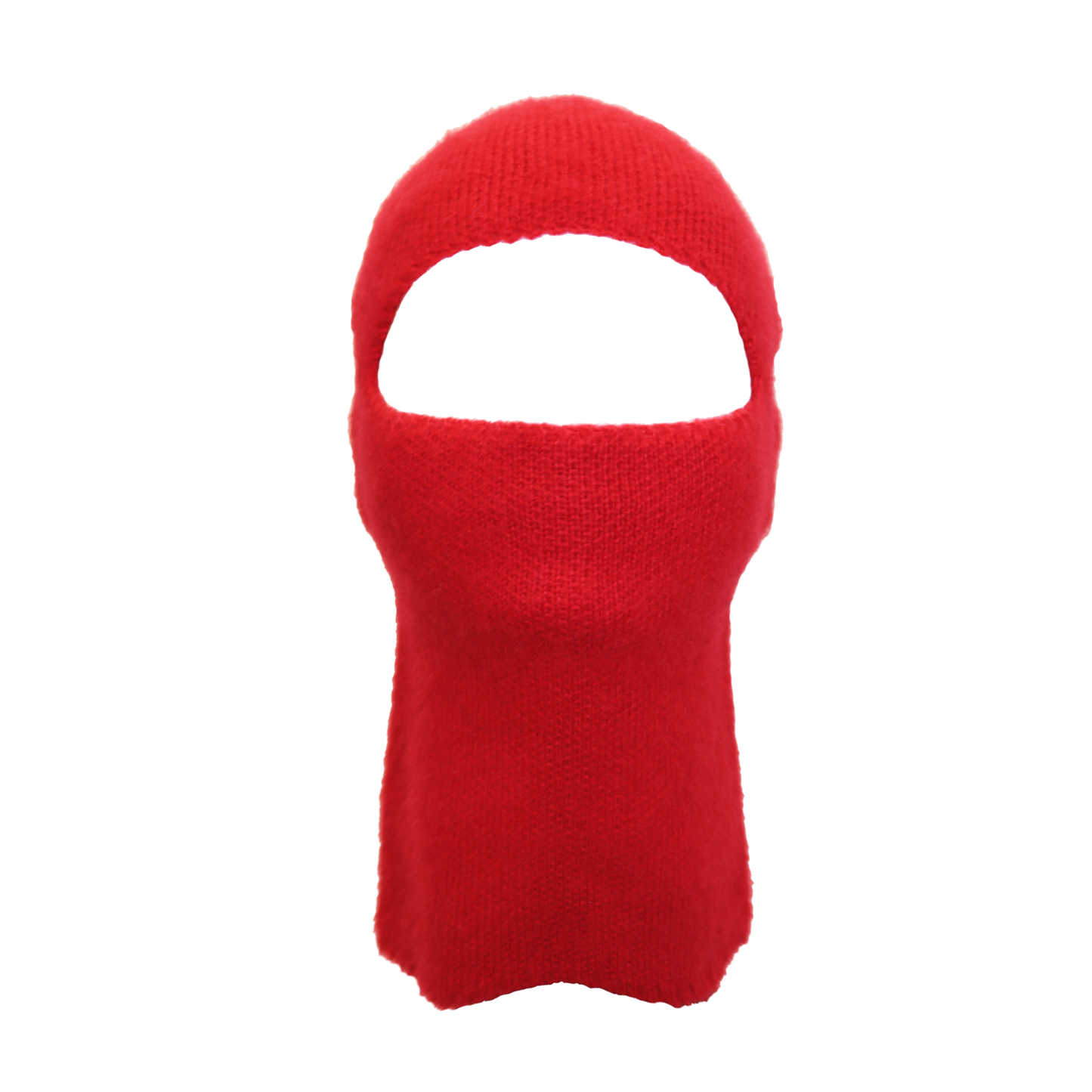 MOHAIR KNIT BALAKLAVA - RED